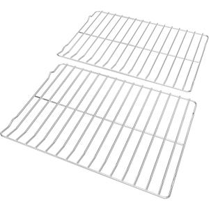 Upgrade WB48T10063 Range Oven Rack for GE Stove Oven Parts 304 Stainless Steel Rack-flat for GE AP4538468 PS2577619 JB670SP4SS JB640MR2BS JB700SN4SS (24" x 17")
