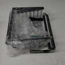 iSPECLE Large Chest Freezer Organizer Bins - 17.5" to 22.6" Expandable Length Baskets for Deep Freezer, Fit 10 to 20 Cu.FT, 2 Pack Adjustable Hanging Chest Freezer Basket, Black