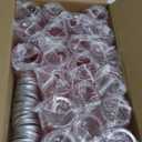 Whaline 20Pcs Strawberry Plastic Cups with Lids and Straws Clear Reusable Party Drinking Cups for Summer Wedding Baby Shower Birthday Party Supplies