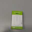 RAPIQUE Bluetooth Wireless Mouse - (BT5.1+USB) Dual Connectivity, Quiet Click, Low Power, and 1600 DPI, Portable Cordless Mouse for Laptop, MacBook Pro/Air, iPad (Gradient Sky Blue)