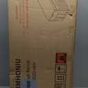 2-Tier Storage Bench, Shoe Bench with Padded Seat Cushion, Entryway Bench with 2 Drawers & Adjustable Shelves, White