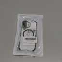 DEERLAMN Strong Magnetic Case for iPhone 17 6.3-Inch,[Compatible with Magsafe][Military Grade Drop Protection] Clear Slim Shockproof Protective Phone Cover-Transparent+Green