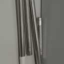 1 Inch Adjustable Curtain Rods, 34-52 inch Decorative Window Curtain Rod Set with BracketSturdy Black Drapery Curtain Rod Suitable for Kitchen Bedroom Window Office (34 to 52, Black)