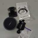 LISEN for 15W MagSafe Car Mount Charger,MagSafe Charger,Wireless Car Charger,Magnetic Phone Holder for Car,Phone Holders for Your Car Accessories for Women Men Jeep Ford F150 for iPhone 17-12,Samsung (Black Gray)