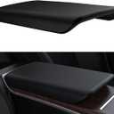 BASENOR Tesla Model S Model X Center Console Cover Non-Slip TPE Armrest Cover [No Logo] Protector Armrest [Proprietary Design] 2021-2026 Tesla Interior Accessories Black