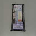 Nursing Clipboard Foldable, Foldable Clip Board w/Nursing Edition Cheat Charts, 3 Layers Aluminum, Nurse Clipboards w/Low Profile Clip & Pen Clip Pocket for Students, Nurses and Doctors, Black