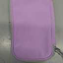 FYY Electronic Organizer, Travel Cable Organizer Bag Pouch Electronic Accessories Carry Case Portable Waterproof Double Layers Storage Bag for Cable, Charger, Phone, Medium Size- Light Purple