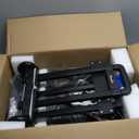 KEDSUM 2 in 1 Teacher Cart with 4 Wheels, Durable Removable Rolling Crate with Cover, 290 LBS Rolling Cart for Teacher, Office, Grocery, Load-Bearing Collapsible Tool Box, 360° Swivel Wheels