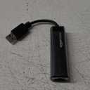 Amazon Basics USB 3.0 to 10/100/1000 Gigabit Ethernet Internet Adapter, Black