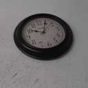 La Crosse Equity 20898 12 Inch Cora Quartz Analog Wall Clock Brown