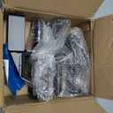 J Hooks for 3" x 3" Power Rack, Rubber Pad J-Hook for Power Cage, Bottom Reinforced Steel J Cups for Squat Rack