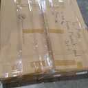 YITAHOME 52" Corner Dog Crate Furniture, Wooden Dog Kennel with Dog Cushion, Dog Kennel Corner Wooden End Table for Small Medium Large Dogs, Brown