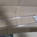 2 Pack 36 Inch Universal Drapery Pull Rod Invisible Clear Curtain Wand for Easier Opening and Back (Acrylic, 36")