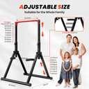 DOBESTS Power Tower Pull Up Bar Free Standing, Adjustable Foldable Pull Up Station, Home Gym Strength Training Equipment 700LBS