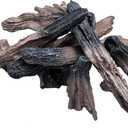 Logs for Electric Fireplace, Realistic Synthetic Resin Log Decoration for Indoor Electric Fireplaces