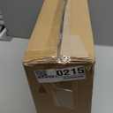 Wall Mount Mailbox, Large Capacity Mailbox for House Outside with Flag Kit Galvanized Steel Rust-Proof Metal Post Drop Box, 15.74"9.84"4.33" Flower Hollowed Wooden Patterned Metal Sheet