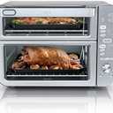 Ninja Countertop Oven Double Stack XL & Air Fryer with Pro Cook System, 12-in-1, Flexdoor, FlavorSeal, SMART FINISH with DualZone Technology, Air Fryer, Bake, Broil, Reheat, Stainless Steel, DCT651