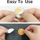 50Pcs Gold Letter K Adhesive Wax Seal Stickers, Hand-Made, No Need Seal Stamp, Tear and Use Wax Stickers for Wedding Invitations, Envelopes, Christmas Gift