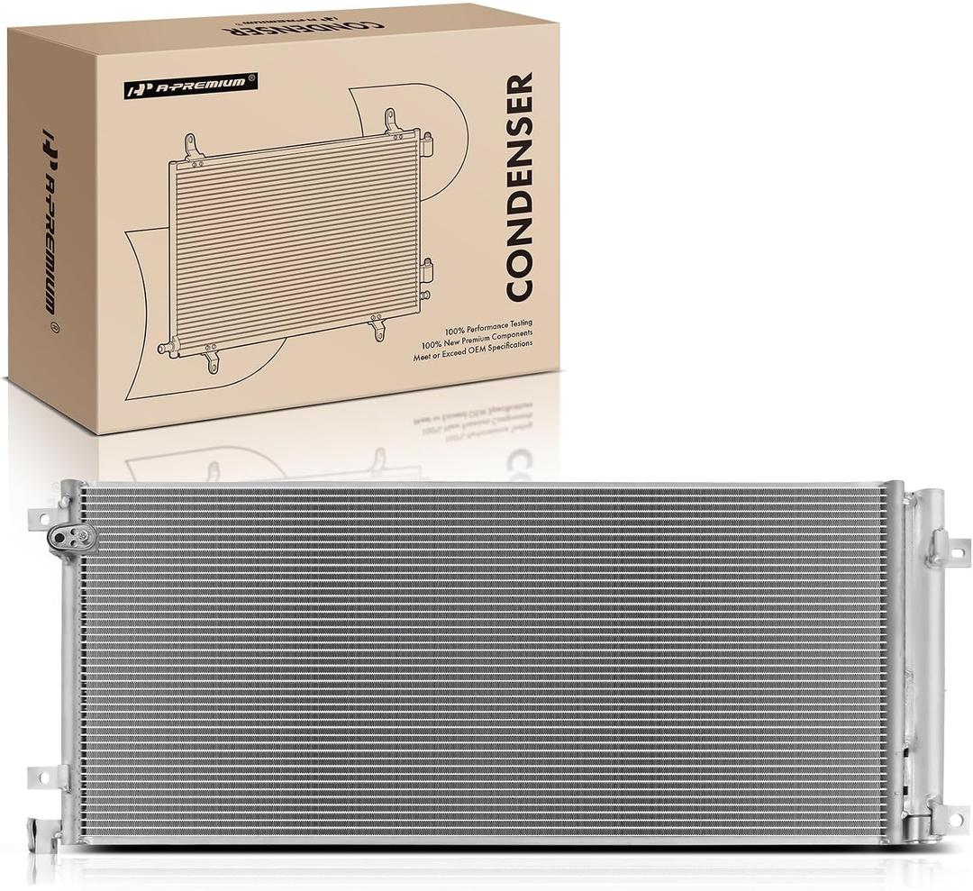 A-Premium Air Conditioning A/C Condenser Compatible with Honda Civic 2016-2021 L4 1.5L, Replace# 80100TBCA01