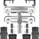 W10712394 Dishwasher Upper Rack Adjuster Metal Kit Compatible with Ken-more Whir-lpool by AMI PARTS - Replaces W10712394VP, AP5956100, W10350376, PS10064063