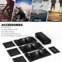 KALIYADI Polarized Sunglasses for Men, Lightweight Sun Glasses with UV Protection for Driving Fishing Golf ((3 Pack) Black/Black/Black)