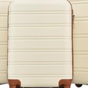 Luggage Sets, One piece Lightweight Expandable Luggage With TSA Locks, 360 ° Rotating Wheels, Spacious Storage Space Hard Luggage Case, 1Antique White One size