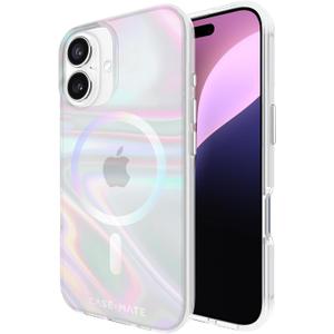 Case-Mate Soap Bubble iPhone 16 Case [Compatible with MagSafe] - Stylish Phone Case with 12ft Drop Protection - Premium Magnetic Cover for iPhone 16 - Iridescent
