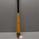 Victus Yardstick, Plastic Baseball Bat for Kids with Custom Plastic Ball, for Use on Turf or Grass, 2 5/8 Barrel and Soft Touch Grip, Lightweight Backyard Baseball Set, 27
