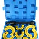 8MILELAKE Macpherson Strut Spring Compressor Kit Interchangeable Fork Coil Extractor Tool Set