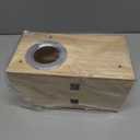 Parrot Nesting Box Cockatiel Nesting Box Bird Breeding Box House Handcrafted Wooden Acrylic Transparent Bird Box with Detachable Wooden Board for Parakeets Cockatiel Budgie Conure Parrot S (S(9.1"X5.7"X5.7"))