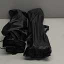 2 Pack Camping Stool, 13 Inch Compact Camping Chair Portable, Lightweight Folding Stool Seat with Side Pocket and Carry Bag for Outdoor Hiking, Fishing, Picnic, Beach and Lawn Party, Black