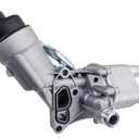 55566784 Upgrade Aluminum engine oil cooler with gasket suitable for 1.4L turbocharger Chevy 2011-2018 Cruze, Sonic, Trak 1.4L .Suitable for Buick Encore 1.4L 2013-2018 replacement 5555388.650039