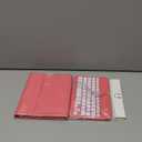 Cousper for iPad mini 7 Keyboard Case A17 Pro 2024/iPad Mini 6 Generation Case with Keyboard 2021 8.3 Inch, Pencil Holder, 7 Color Backlit Detachable Keyboard Cover for iPad mini 7th/6th Gen,Red