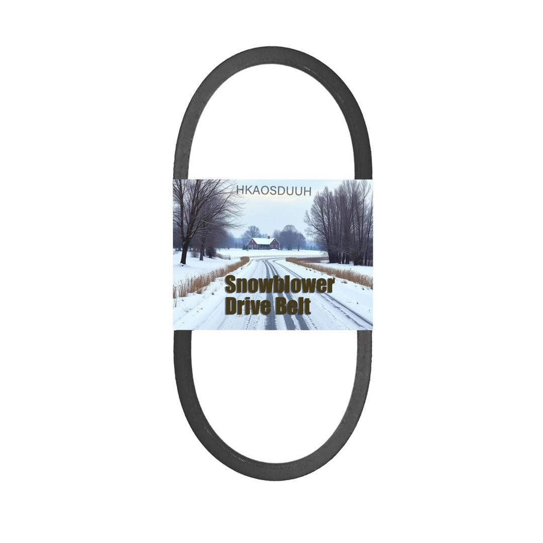 501818201 581832401 265-597 Snowblower Auger Drive Belt for Husqvarna Snow Thrower ST224 ST227P 1/2" X 35.75"