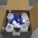 Bealee Plastic Spray Bottles 4 Pack, 24 Oz, All-Purpose Sprayer for Cleaning Solutions, Heavy Duty Spraying Leak Proof Mist Empty Water Bottle for Planting, BBQ, Pet with Adjustable Nozzle, Blue