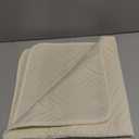 vctops Super Soft Velvet Quilted Sofa Couch Covers Non-Slip Sectional Couch Cover Leaf Pattern Plush Sofa Slipcover Furniture Protector for Pets Kids Children Dog Cat (Cream, 28"x28")