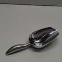 12 Oz 304 Stainless Steel Ice Scoop for Freezer & Ice Machine  Heavy Duty Metal Scooper, Dishwasher Safe, Multi-Purpose for Kitchen, Bar, Party, Wedding (Ice, Flour, Dry Goods) (Silver)