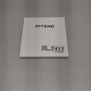 Piteno 16-Pack Reusable Glass Drinking Straws, 8.5''x10MM, Set of 6 Straight and 6 Bent with 4 Cleaning Brushes, Perfect for Smoothies, Milkshakes, Juice, Tea (Rainbow)