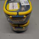 2 x Bento Box for Adults & Kids  Single Compartment Lunch Box,Food Container,BPA-Free,Microwave & Dishwasher Safe with Removable Divider,Utensils & Sauce Jar-Blue (Plastic Single Layer)