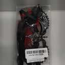 LA CARRIE Metal Feather Masquerade Face Mask for Women Venetian Antique Mardi Gras Masks for Halloween Party Costumes (Blue)