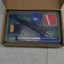 Soldering Iron Kit, 120W LED Digital Advanced Solder Iron Soldering Gun kit, 110V Welding Tools, Smart Temperature Control [356-932], Extra 5pcs Tips, Auto Sleep, Temp Calibration, Green