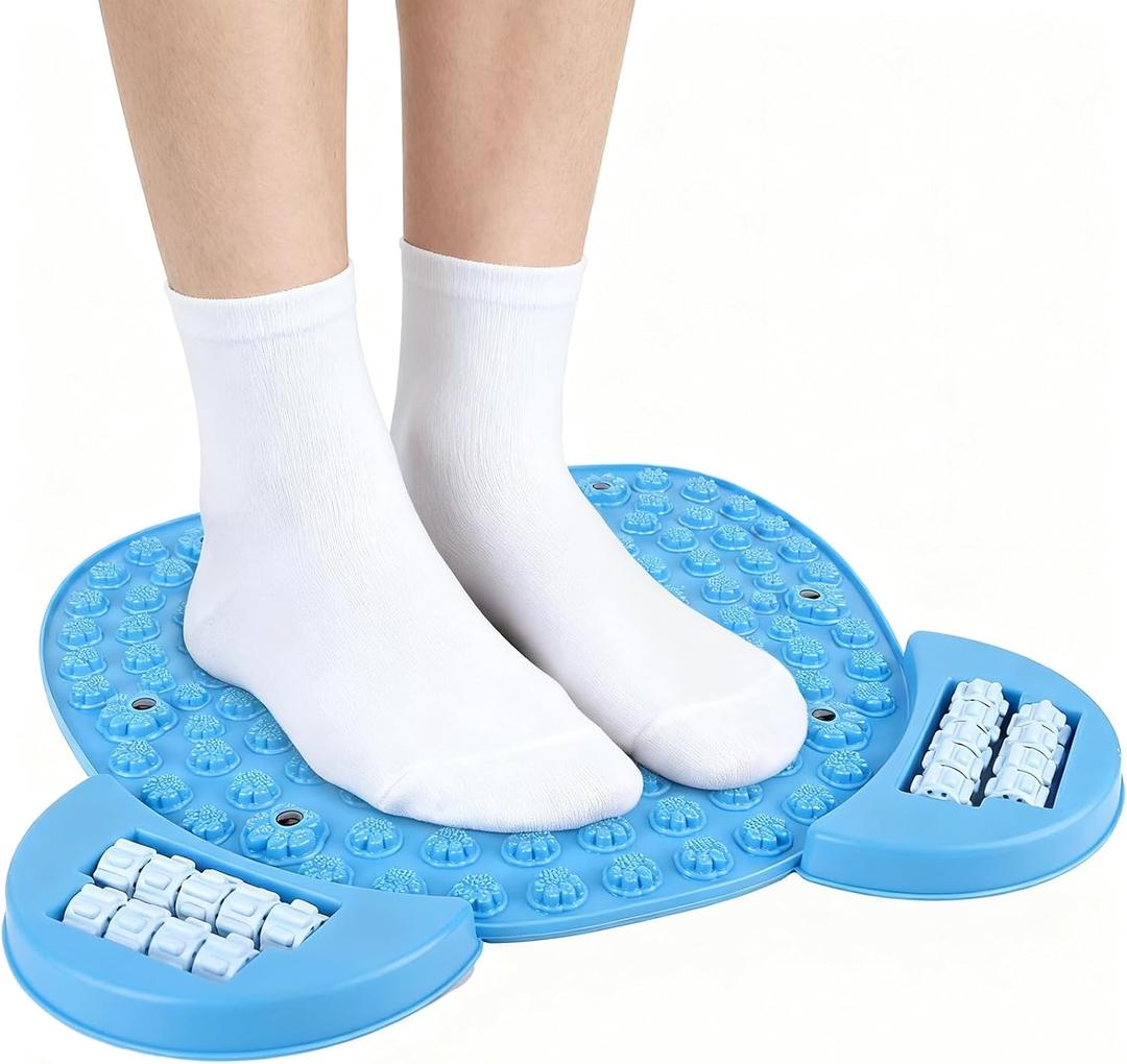 Foot Pressure Massage pad, 21'' x 21" Large Acupressure Foot Massage Mat, Fortable Foot Pressure Pad, Used to Relieve Stress, Arch and Heel Pain, for Home and Gym
