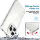 Ultra-Clear Hybrid Case Shockproof & Anti-Yellowing Phone Case | TPU + Acrylic Dual Protection | Slim Fit & Scratch-Resistant Design for iPhone 17 pro