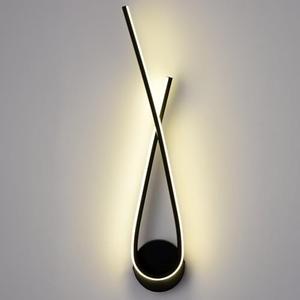 TENGIANTS LED Vanity Light Modern Sconces Wall Lighting Indoor Matte Black Hardwired Wall Sconce for Bedroom Living Room Doorway Hallway