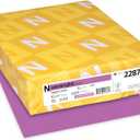 Astrobrights Color Cardstock, 65 lb Cover Weight, 8.5 x 11, Planetary Purple, 250/Pack