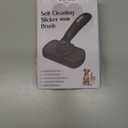 Self Cleaning Shedding Brush - Skin Friendly Grooming Tool for Dogs, Cats, and Puppies, Deshedding and Hair Removal for Long and Short Haired Pets, Black