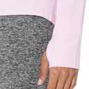 Amazon Essentials Women's Brushed Tech Stretch Long-Sleeve Crewneck Shirt (Available in Plus Size) (Pink, M)