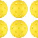 Outdoor Pickleballs 9 pcs Yellow