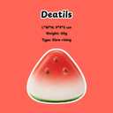 Cute Watermelon Squishy - Slow Rising Stress Relief Squeeze Toys, Sensory Fidget for Adults, Soft PU Foam, Novelty Gift for Party Favors (Watermelon)