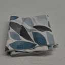 CaliTime Throw Pillow Cases Pack of 2 Cozy Fleece Falling Dahlia Floral Flowers Petals Decorative Cushion Covers for Couch Bed Sofa Farmhouse Decoration 16 X 16 Inches Smoke Blue Grey